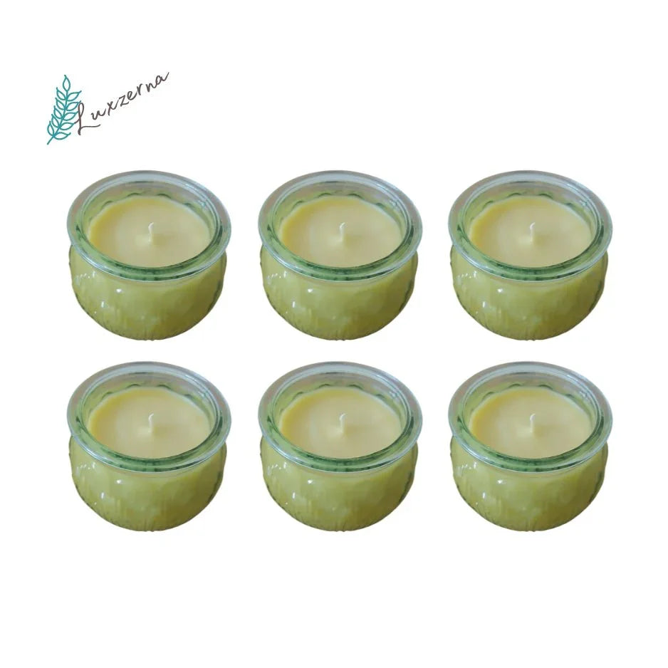 100ml Unscented Pure Organic Beeswax Candles - Luxzerna Candles & Wax Melts PH