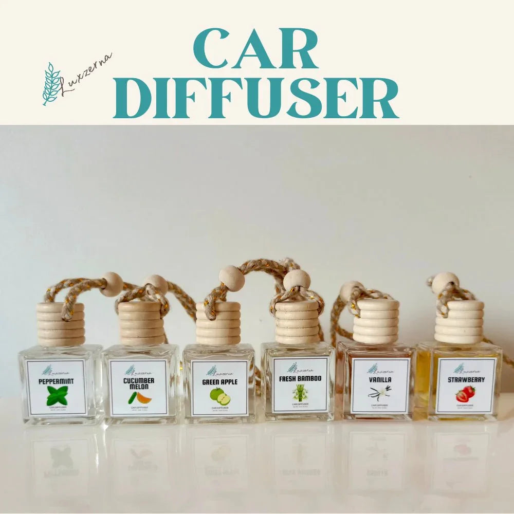 10ml Car Hanging Diffuser by Luxzerna | Car Air Freshener | Long Lasting Scent - Luxzerna Candles & Wax Melts PH