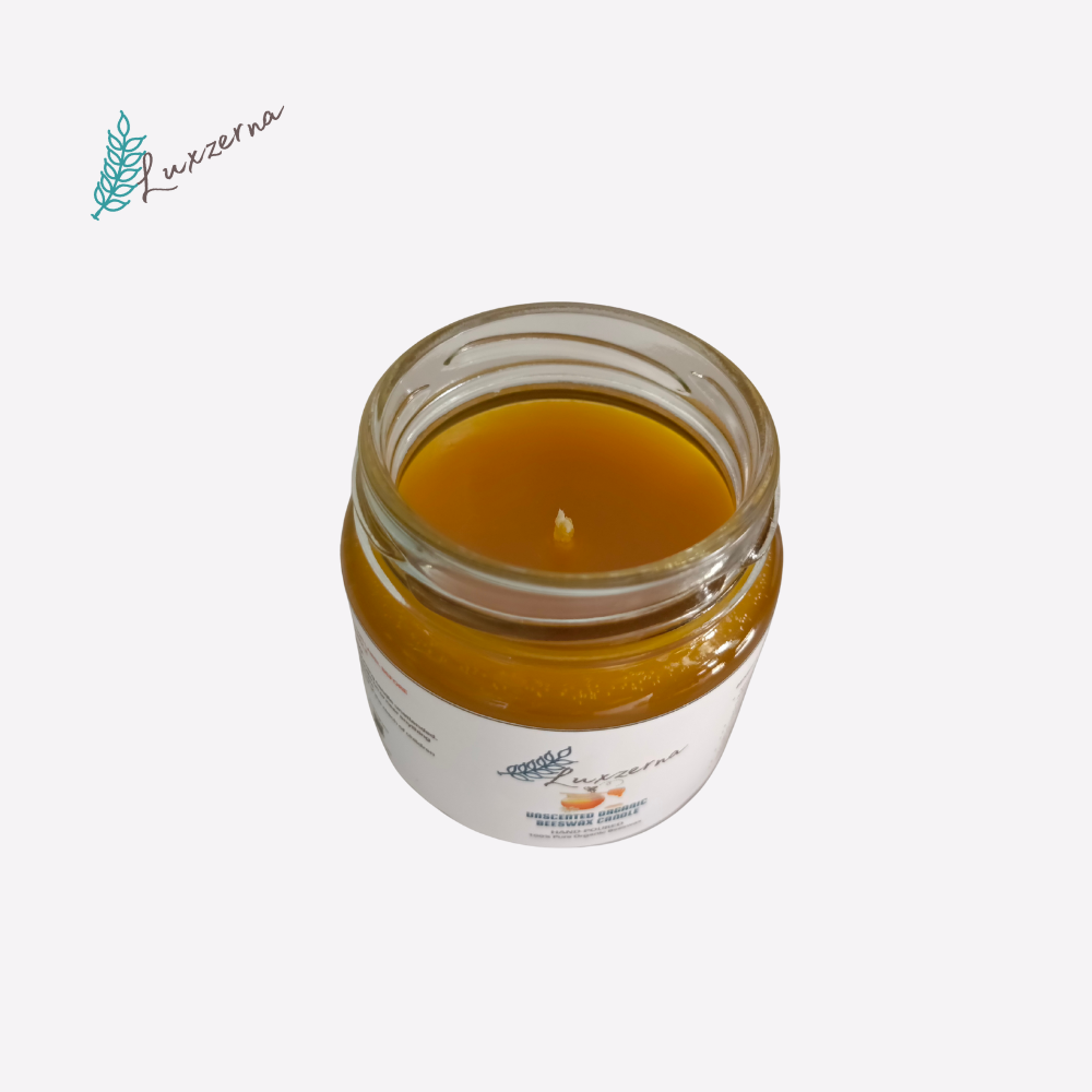 120ml Pure Beeswax Candle - Luxzerna