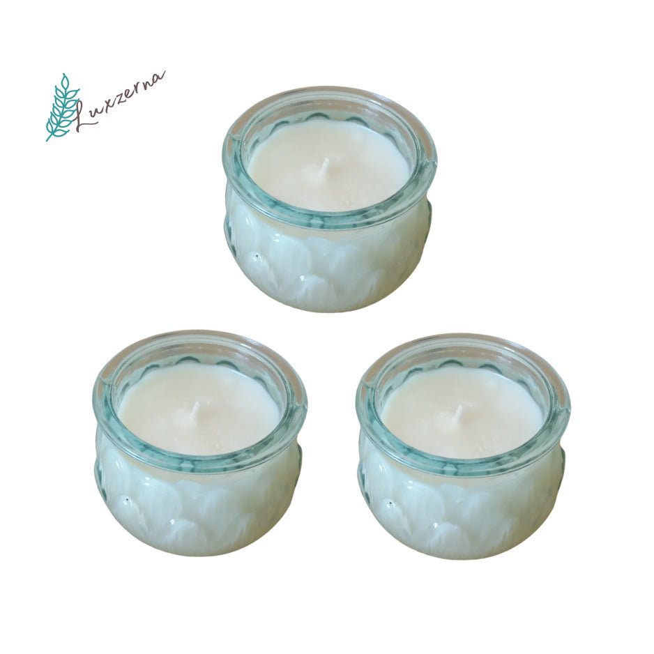 100ml Unscented Pure Organic Soy Candles - Luxzerna Candles & Wax Melts PH