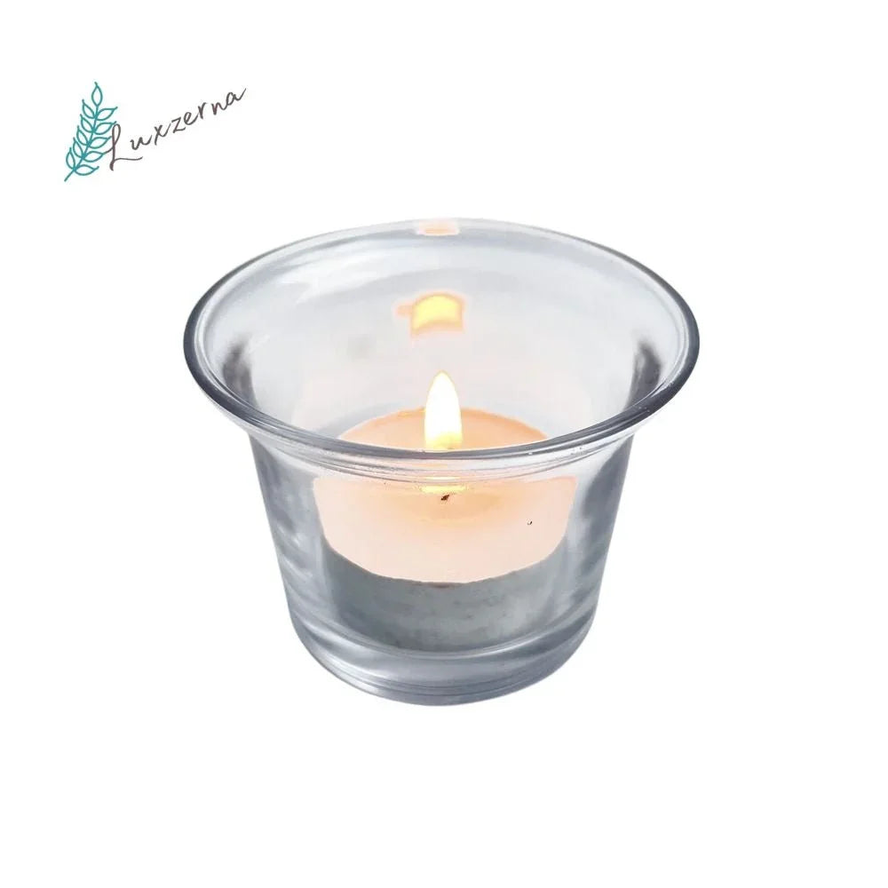 12pcs Pure / Natural Soy Wax Tealight by Luxzerna - Luxzerna Candles & Wax Melts PH