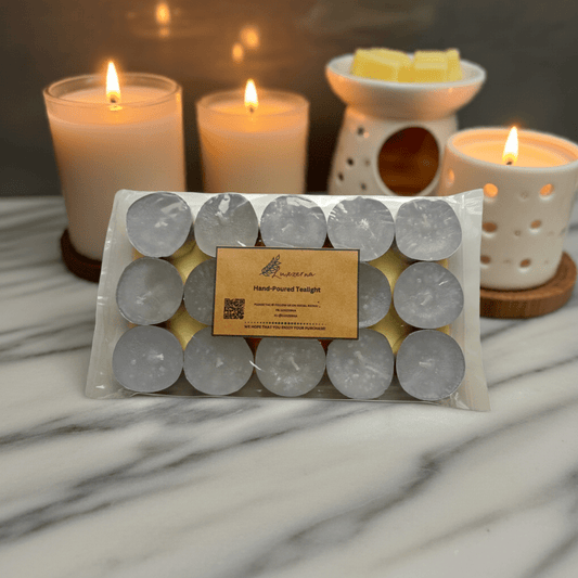 15pcs Refill Paraffin Tealight (with Aluminum Tin Can) - Luxzerna Candles & Wax Melts PH
