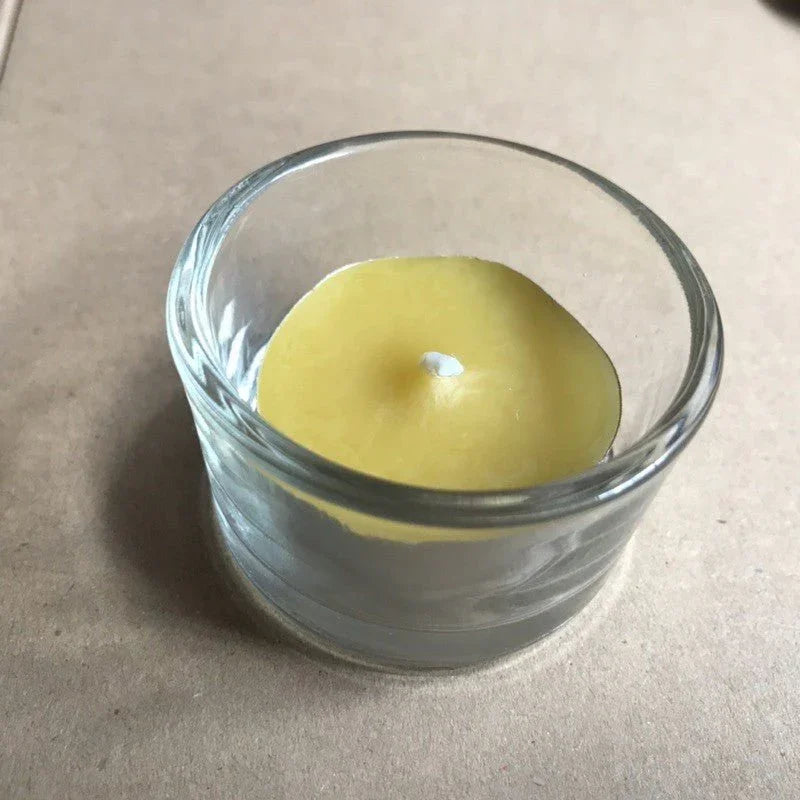 15pcs Small Beeswax Tealight by Luxzerna - Luxzerna Candles & Wax Melts PH