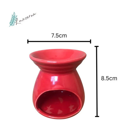 30g Wax Melts with Red Ceramic Burner Set - Luxzerna Candles & Wax Melts PH