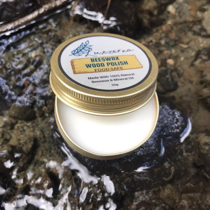 50g Luxzerna Beeswax Food Safe Wood Polish - Luxzerna Candles & Wax Melts PH